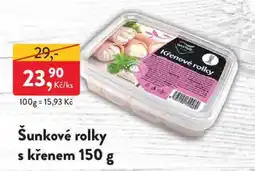 MP Krásno Gastro šunkové rolky s křenem nabídka