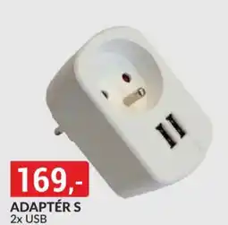 Baumax Adaptér s 2x usb nabídka