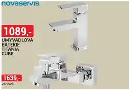 Baumax novaservis umyvadlová baterie titania cube nabídka