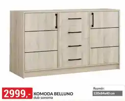 Baumax Komoda belluno dub sonoma nabídka