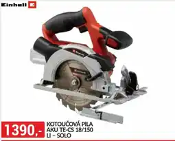 Baumax Einhell kotoučová pila aku te-cs 18/150 li - solo nabídka