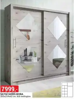 Baumax Bora šatní skříň nabídka