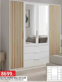 Baumax Šatní skříň Bali D4 Lux nabídka