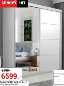 Baumax Šatní skřín top 23 plus nabídka