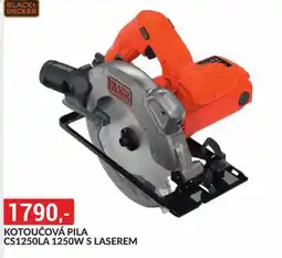 Baumax Black+Decker kotoučová pila cs1250la 1250w s laserem nabídka