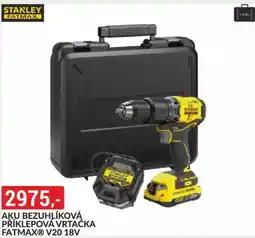 Baumax Stanley akubezuhlíková příklepová vrtačka fatmax® v20 18v nabídka