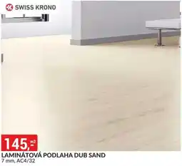 Baumax Swiss Krono laminátová podlaha dub sand nabídka