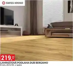 Baumax Swiss Krono laminátová podlaha dub bergamo nabídka