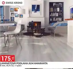 Baumax Swiss Krono laminátová podlaha Jilm Amaranta nabídka