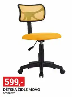 Baumax Movo dětská židle oranžová nabídka