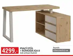 Baumax PSACÍ STŮL + KOMODA IGA II nabídka