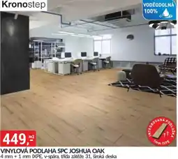 Baumax Kronostep vinylová podlaha spc joshua oak nabídka