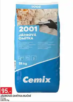 Baumax Cemix jádrová omítka ruční nabídka