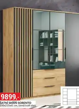 Baumax Sorento šatní skříň nabídka