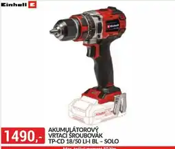 Baumax Einhell akumulátorový vrtací šroubovák tp-cd 18/50 li-i bl - solo nabídka