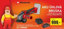 Baumax Einhell aku úhlová bruska tc-ag 18/115 li-solo nabídka