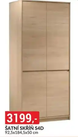 Baumax Šatní skříň s4d nabídka