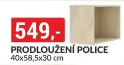 Baumax Prodloužení police nabídka