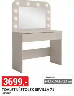 Baumax Toaletní stolek sevilla 71 nabídka