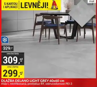 Dlažba Delano Light Grey