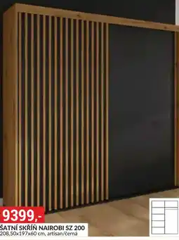 Baumax Nairobi šatní skříň nabídka