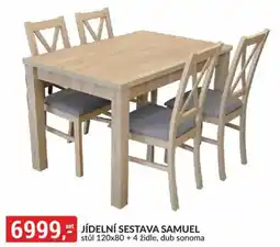 Baumax Samuel jídelní sestava nabídka