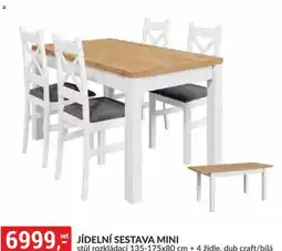 Baumax Jídelní sestava mini nabídka