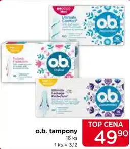 TOP drogerie o.b. tampony nabídka