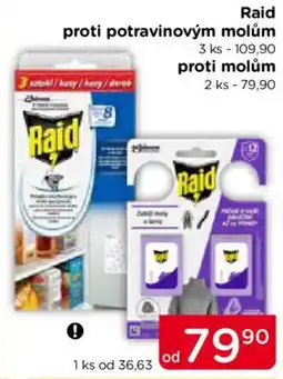 TOP drogerie Raid proti potravinovým molům nabídka