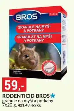Baumax Rodenticid Bros granule na myši a potkany nabídka