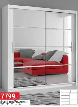 Baumax Šatní skříň dakota nabídka