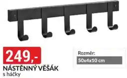 Baumax Nástěnný věšák s háčky nabídka