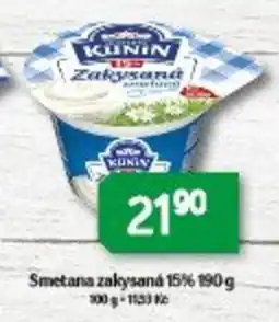 Brněnka Kunin zakysaná smetana 15% nabídka