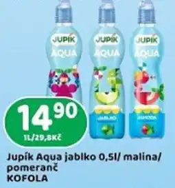 Brněnka Jupík Aqua jablko malina pomeranč Kofola nabídka