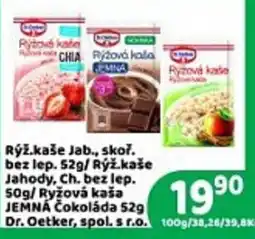 Brněnka Dr. Oetker ryžová kaše nabídka