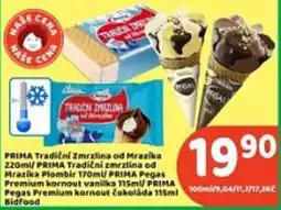 Brněnka Prima tradiční zmrzlina od mrazika nabídka