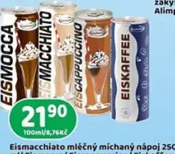 Brněnka Eismacchiato mléčný míchaný nápoj nabídka
