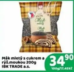 Brněnka Mák mletý s cukrem a rýž.moukou nabídka