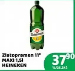 Brněnka Heineken Zlatopramen 11° Maxi nabídka