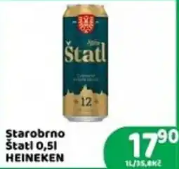 Brněnka Heineken Starobrno Štatl nabídka