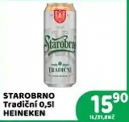 Brněnka Starobrno tradiční nabídka