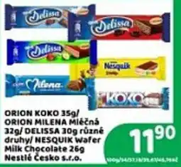 Brněnka Orion koko milena delissa nesquik koko nabídka