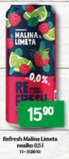 Brněnka Refresh Malina Limeta nabídka