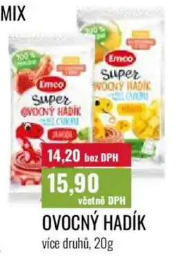 Ratio Emco ovocný hadík nabídka