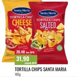 Ratio Santa Maria tortilla chips nabídka