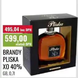 Ratio Pliska brandy xo 40% nabídka