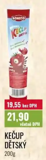Ratio Boneco kečup dětský nabídka