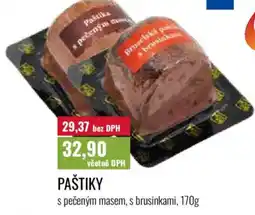 Ratio Paštiky s pečeným masem, s brusinkami nabídka