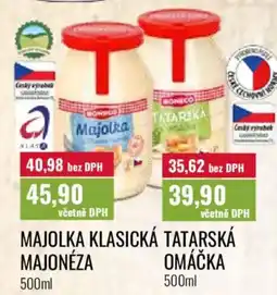 Ratio Bohemia majolka klasická majonéza nabídka