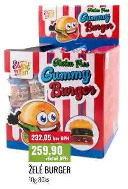 Ratio Želé burger nabídka